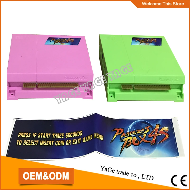 

Pandora's Box 4S Jamma Multi Game Board680 in 1 Pcb,VGA output for Arcade Cabinet