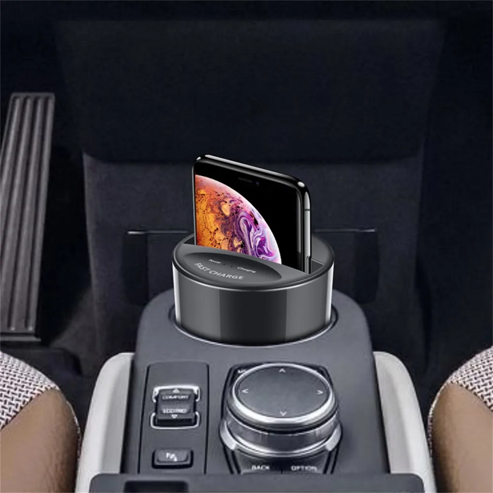 10 Вт X9 автомобиля Беспроводной Зарядное устройство чашка с USB Выход для iPhoneXS/XR/XS Max p35 2019