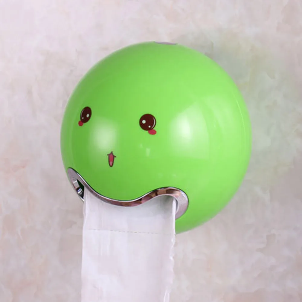 

New bathroom waterproof toilet paper box Lovely restaurant paper holder Restroom winding Pulling roll box Towel paper racks