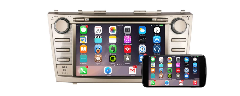 Sale ZaiXi Android Car DVD GPS Navi for Toyota Camry 2007~2011 player Navigation WiFi Bluetooth Mulitmedia system audio stereo EQ 4