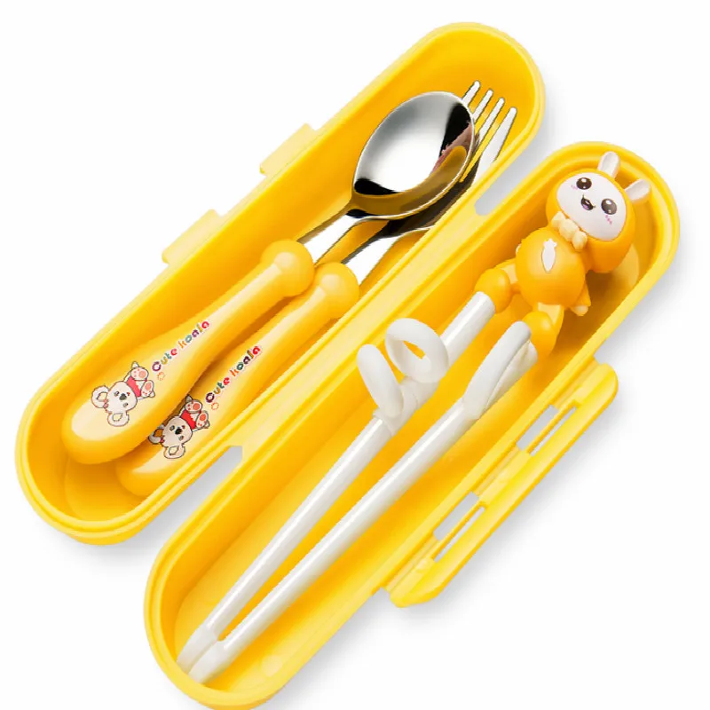 

cartoon Chopsticks kid practice Chopstick learning Chopstick full set free shipping