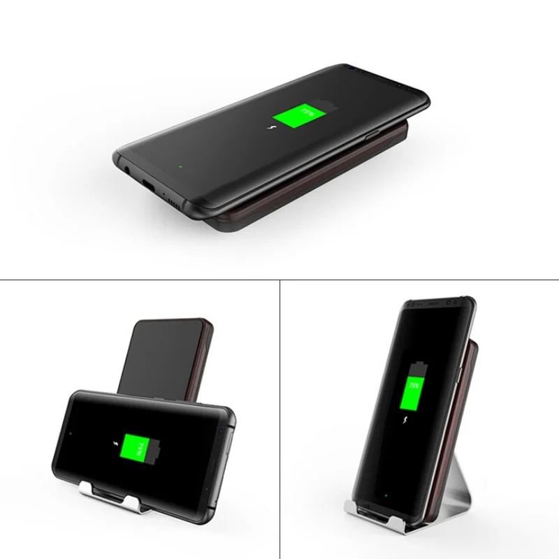 Qi Wireless Fast Charging Charger Dock Stand Holder For iPhone 7 7plus 8 X Samsung S8 S9 Note 5 Smartphone Charger Qi Wireless Fast Charging Charger Dock Stand Holder For iPhone 7 7plus 8 X Samsung S8 S9 Note 5 Smartphone Charger