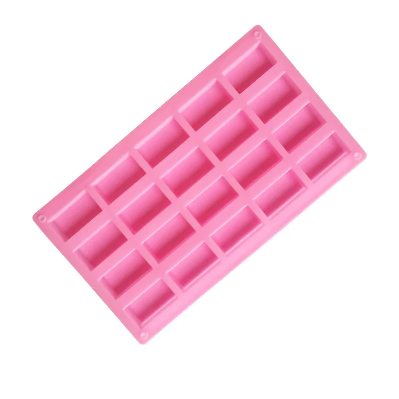 

Spot Wholesale 20 Silicone Long Square Silicone Mold High Temperature Resistance Easy Demolation XG681