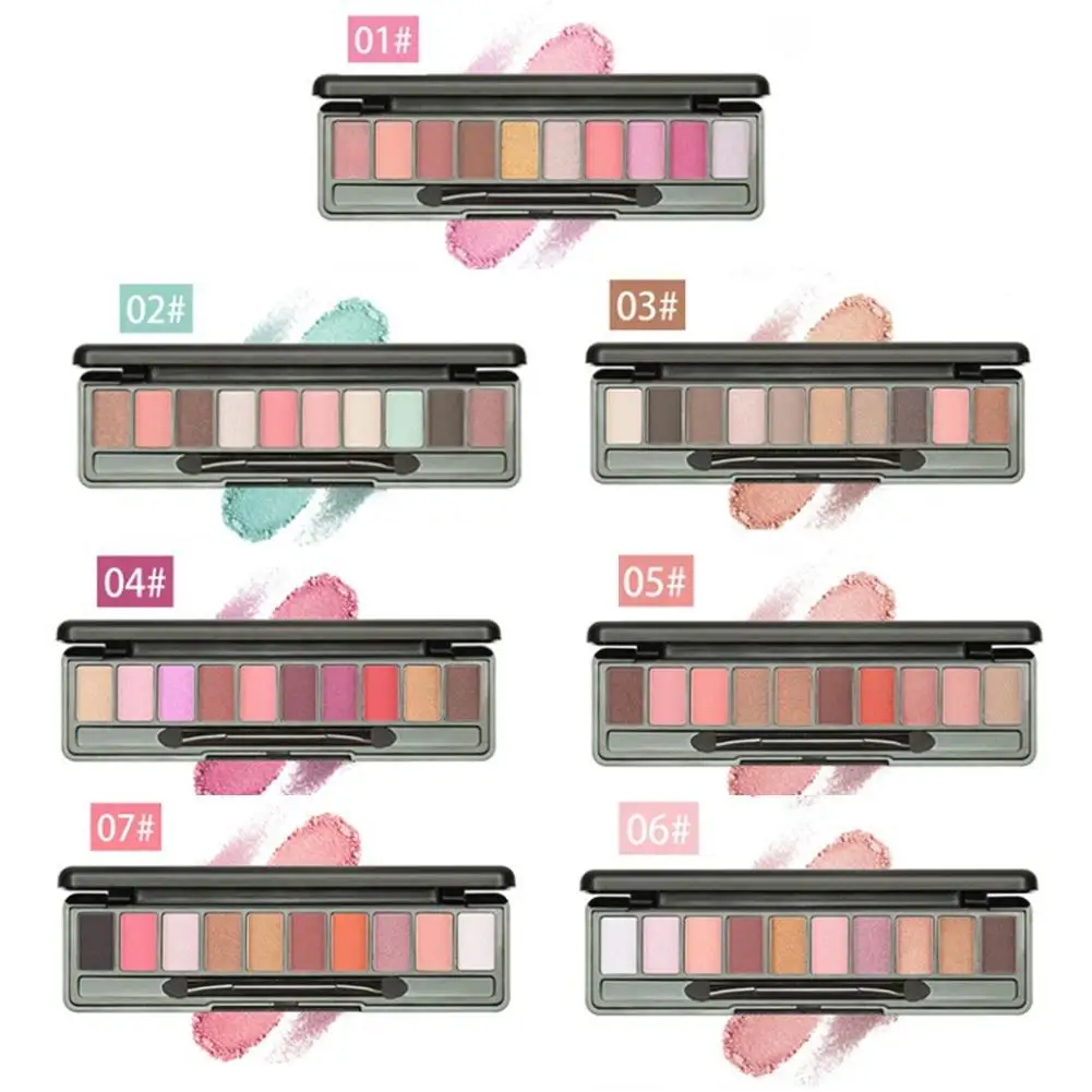 

Maycreate 10 Colors Eyeshadows Palette Smoky Eyes Shimmer Matte Waterproof Lasting Makeup Matte Eye Shadow