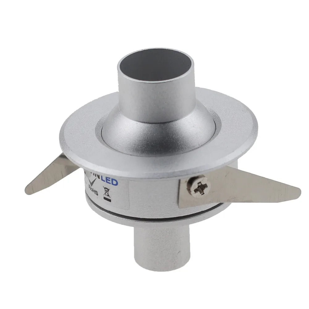

Aluminum MINI Recessed Led Spotlight Cabinet Mini Spot Light Down Light 3W AC90-265V DC12V For Jewelry Cabinet Display