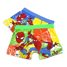 5 шт./партия, новинка, импортные товары, трусы-боксеры для мальчиков детское нижнее белье, трусы-боксеры с квадратным рисунком для мальчиков