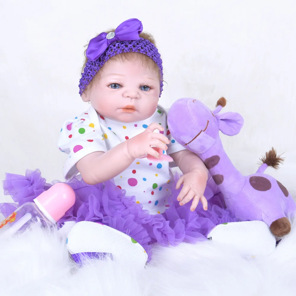 

Reborn Full Body Soft Silicone vinyl dolls Reborn Realistic Newborn Babies Dolls for Girls Toys Princess Doll