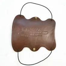 Cow Leather Arm Restraint Protector Guard pull Bow protect Arm for Shooting Barcer Hunting Archery with hook and loop fasteners