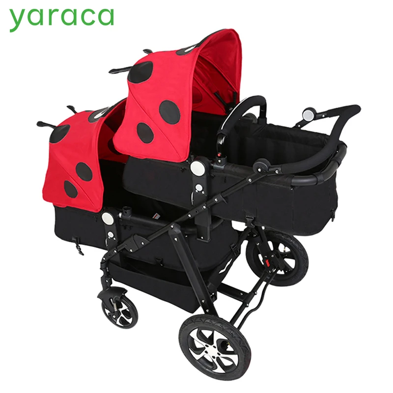 Harga Mewah Double Kembar Stroller untuk Bayi Baru Lahir Tinggi Pemandangan Kereta Bayi 2 In 1 Perjalanan Sistem Lipat Trolley Berjalan Kereta Bayi Jual Mewah Double Kembar Stroller untuk Bayi Baru Lahir Tinggi Pemandangan Kereta Bayi 2 In 1 Perjalanan Sistem Lipat Trolley Berjalan Kereta Bayi