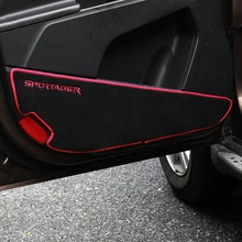 Двери автомобиля анти kick Pad стикеры двери защиты сбоку отделка края коврики для Kia Sportage R 2010 2011 2012 2013 2014 2015 интимные аксессуары