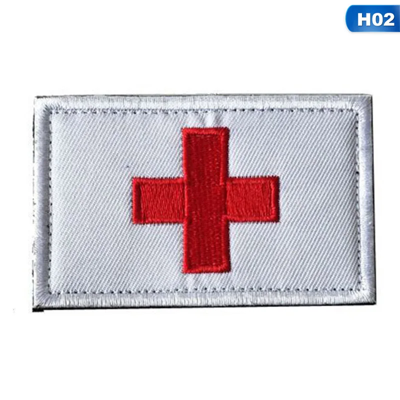 Прекрасные продукты наружной мебели нашивка на рукав в медицинская помощь Красного Креста глава моральная, военная клеящиеся значки - Цвет: BI2003H02