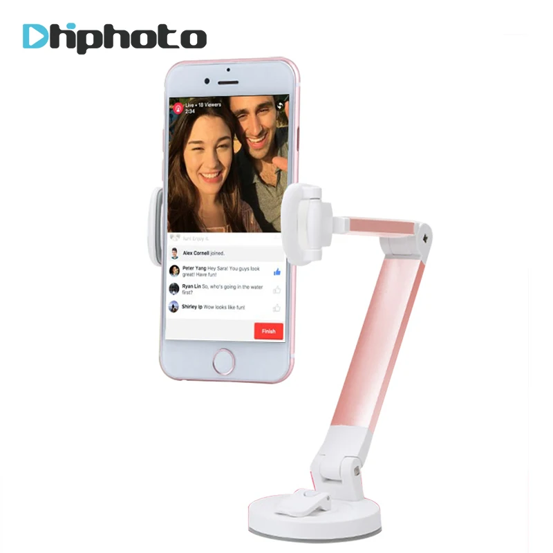 Broadcaster Desk Stand for iPhone Facebook Twitter Live