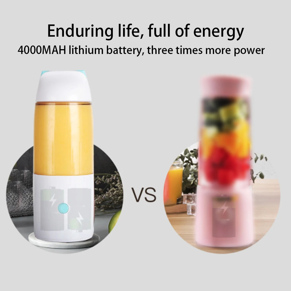 

Vegetable Juice Maker Portable USB Electric Fruit Juicer Handheld Blender Rechargeable Mini Juice Making Cup With Charging Cable