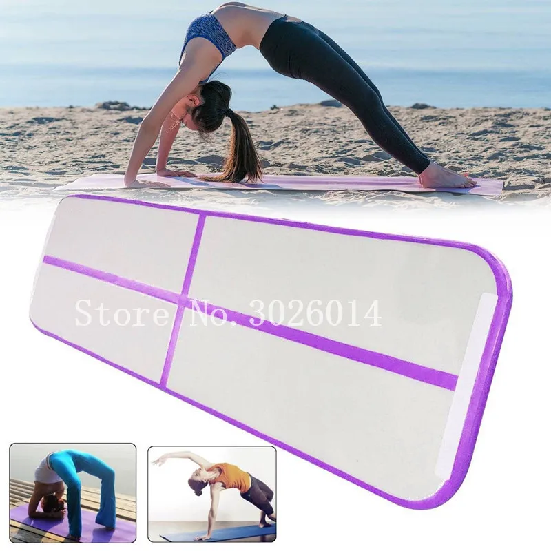 

Free Shipping Inflatable Gymnastics Air Track Tumbling Mat Gym Mat Exercise Mat Air Tumbling Floor Mats Home,Training, Backyard