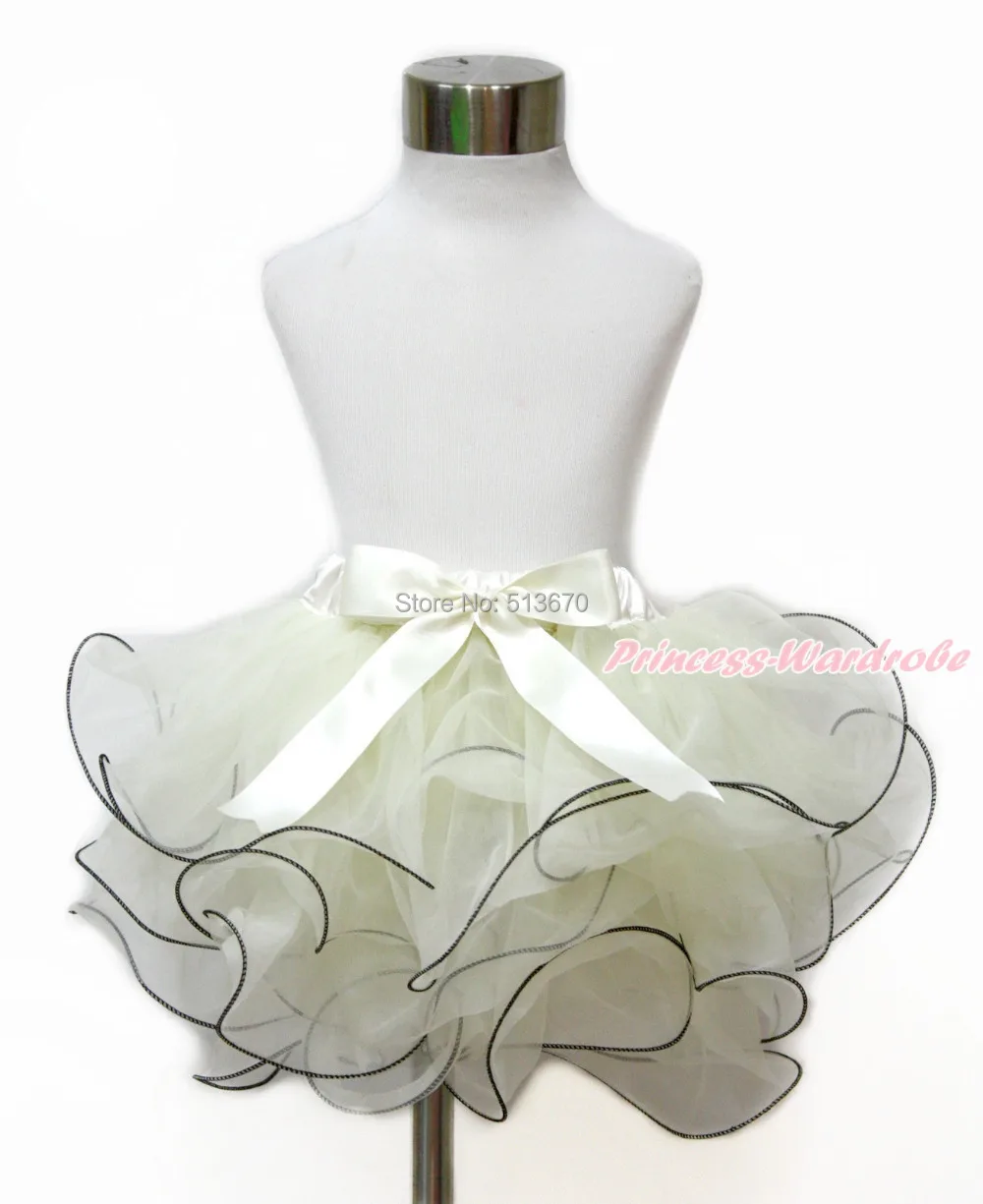 Petitebella Plain White Shirt Red Petal Skirt Green Ribbon Xmas Set Nb-8y