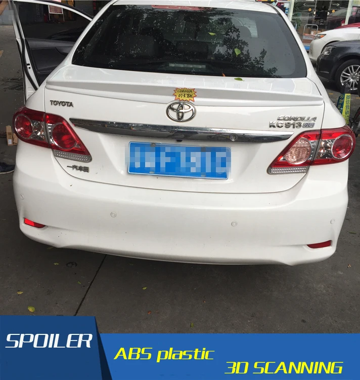 For Toyota Corolla Spoiler TAIWAN STLY ABS Material Car Rear Wing