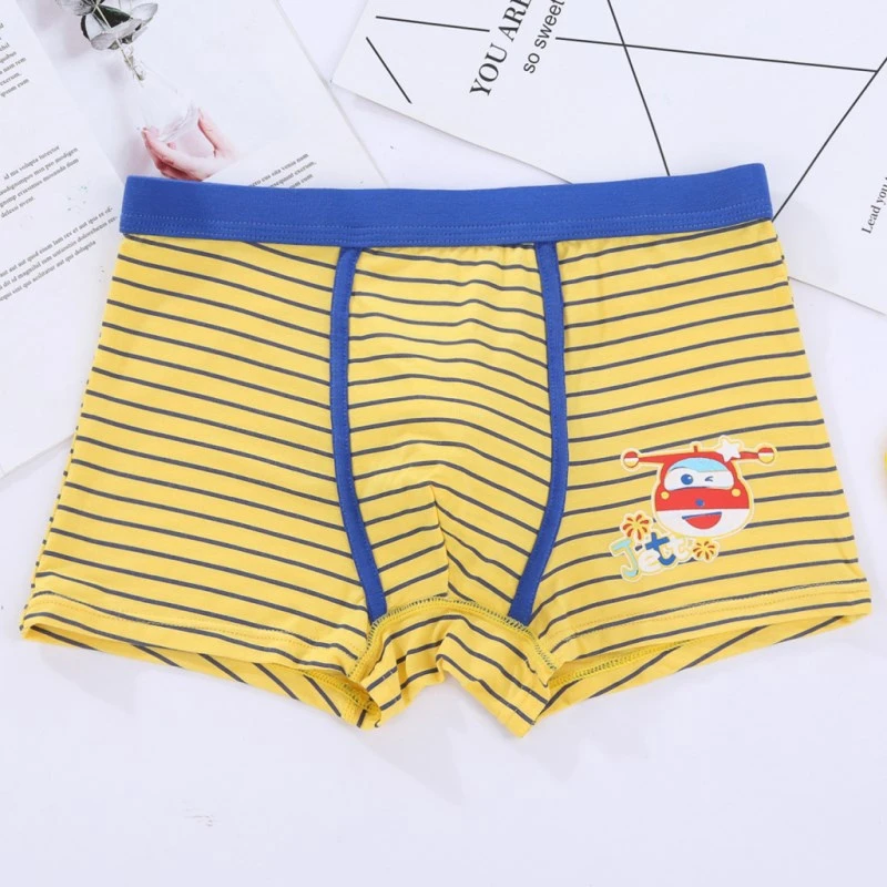 3 3Pcs Cartoon Kids Boy Briefs Pants Underwear Baby Children's Boxer Underpants Toddler Little Big Kid Ultra Soft Briefs Underwear