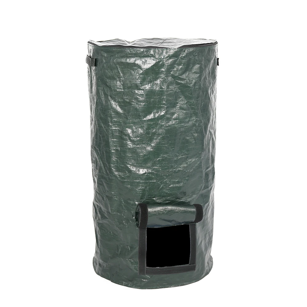 2 размера мешок для компоста органических отходов кухня Сад Двор мешок для компоста окружающей среды из полиэтиленовой ткани утилизация отходов органический мешок для компоста s