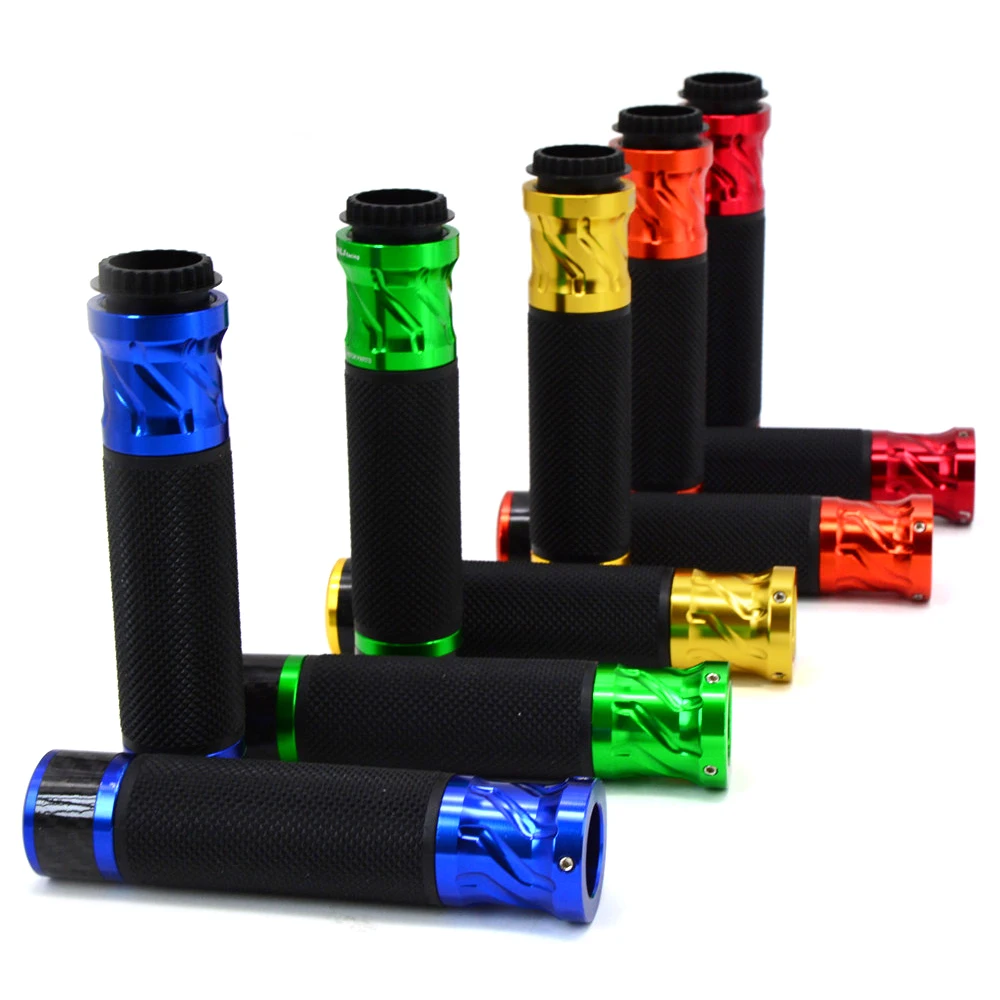 for Universal 22mm 7 8 motorbike scooter motorcycle handlebar Motorcycle Handle Bar Hand Grips For KAWASAKI