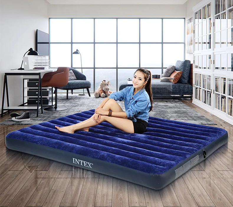 INTEX high quality 3 person use 152*203*22CM comfortable camping