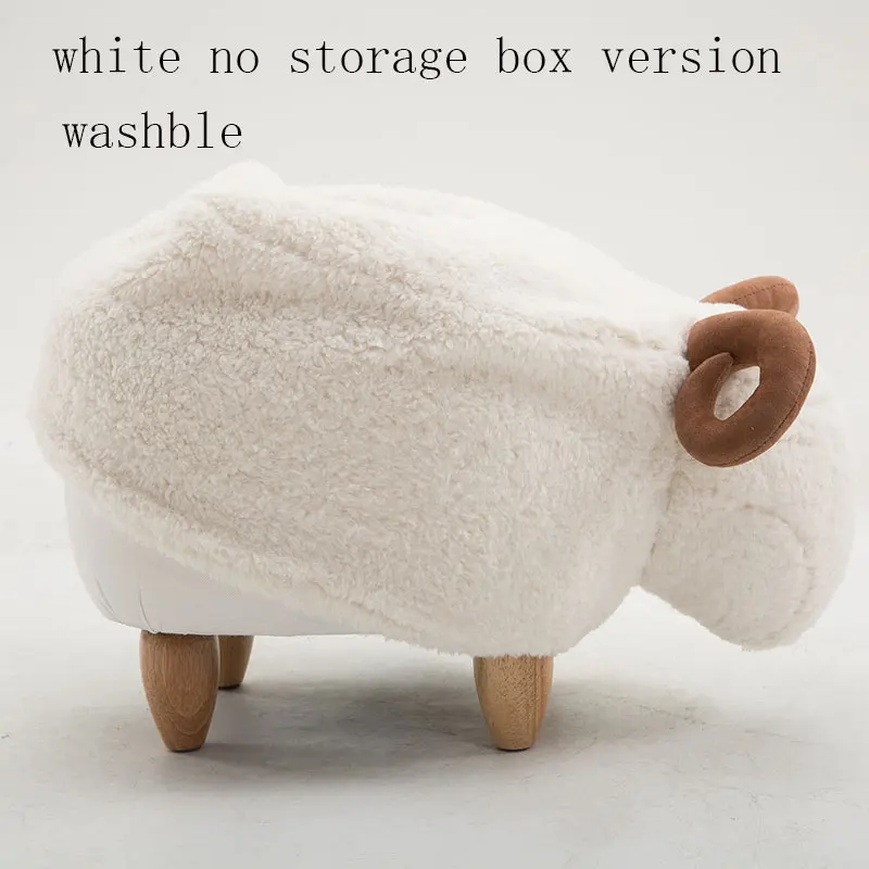 Venta caliente Organizador caja de almacenamiento Organizador lavable ovejas taburete heces hogar Europa diversos Eco-friendly polígono