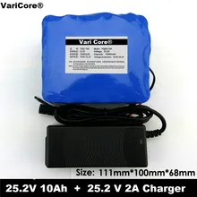 24 V 10 Ah 6S5P 18650 аккумулятор, литиионый аккумулятор, 24 v электрический велосипед мопед/Электрический/литий-ионный аккумулятор + 25,2 V 2A зарядное устройство
