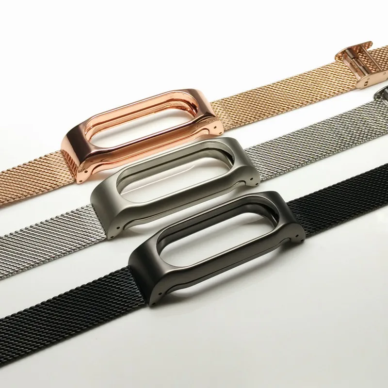 Металлический ремешок без винтов для смарт браслета Mi Band 2|for xiaomi mi band|bracelet for bandmetal