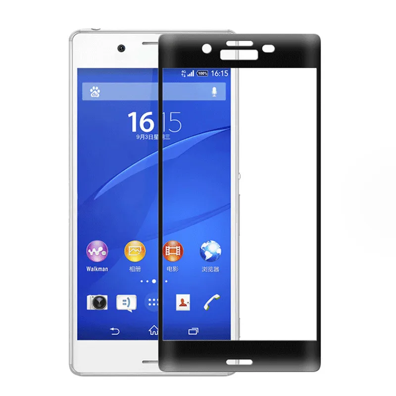 Изогнутая 3D пленка из закаленного стекла для Sony Xperia X Compact F5321 полноэкранная
