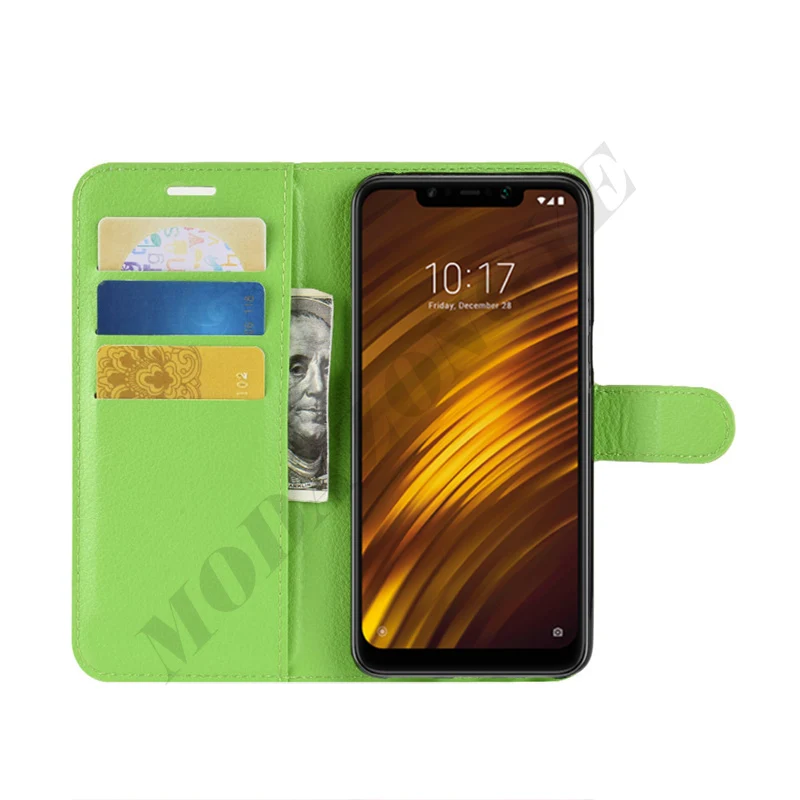 Xiaomi Pocophone F1 Case Flip Luxury PU Leather Cover Phone Case For Xiomi Xiaomi Pocophone F1 Poco F1 PocophoneF1 F 1 Case 6.18 -