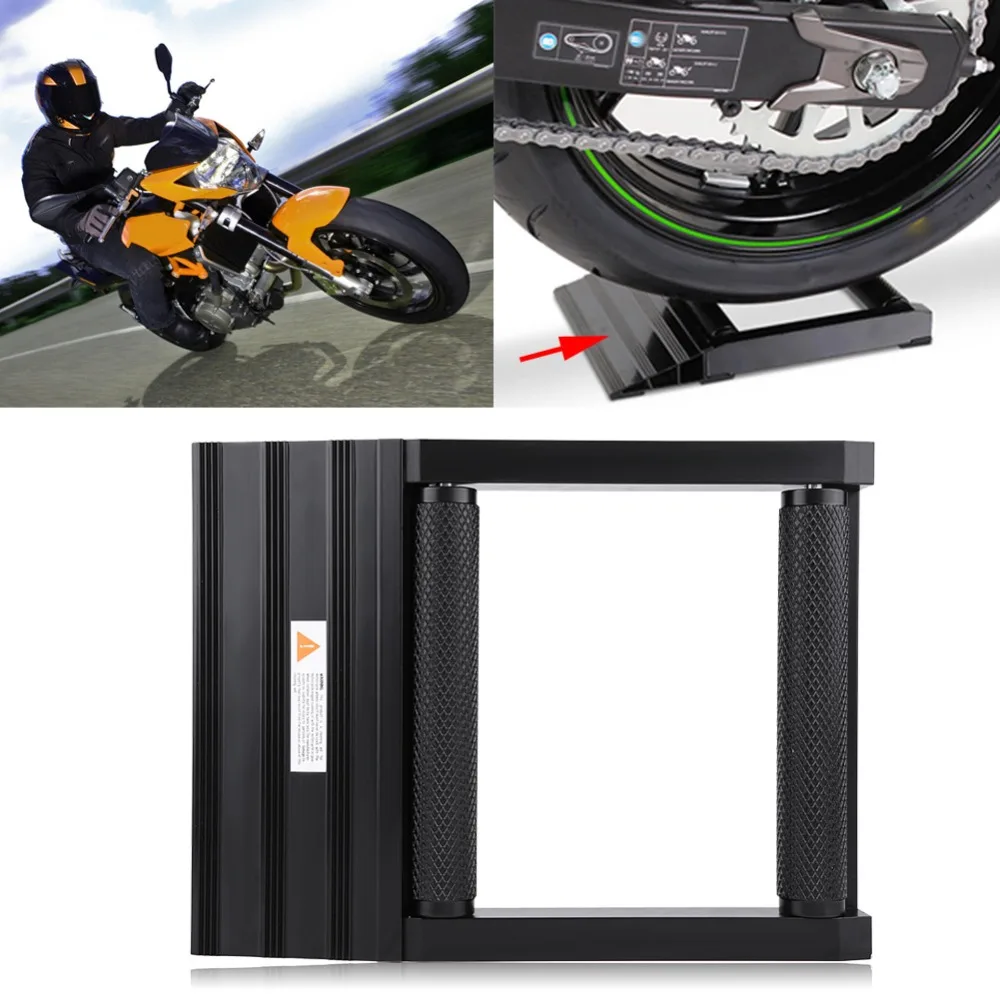 

Motorcycle Motorbike Tyre Wheel Chain Cleaning Roller Stand Aluminum Good Quality