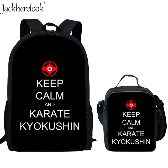 Крутые боевые искусства дзюдо/тхэквондо школьные сумки набор 2 шт дети рюкзак для подростков девочек мальчиков каратэ/айкидо детей 3D Mochilas - Цвет: HK3248