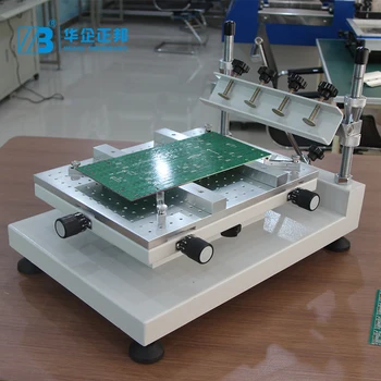 Factory Direct Low Price Small 300*400MM PCB Screen Printing Machine SMT Stencil Solder Paste Printer Machine manual flatbed screen printer machine price flat screen print manual screen printer hand screen printing machine