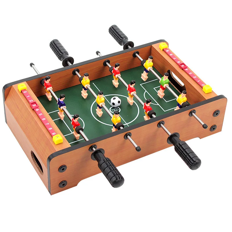 

Mini Wooden Table Football Top Board Game Home Soccer Games Set Football Toy Gift For Boys TD0076