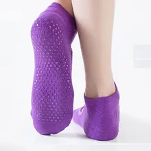 Спинки женские носки для йоги противоскользящие пять пальцев спинки Силиконовые Нескользящие 5 носки ног балет тренажерный зал Фитнес спортивные хлопковые носки