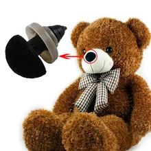 10 шт./пакет 12*14 мм Пластик Треугольники бархатный носик кнопки для рукоделия для медведь игрушки Аксессуары для носа для младенцев для плюшевые игрушки куклы