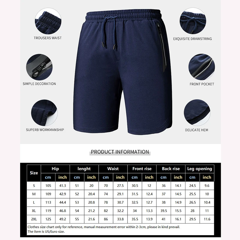 Black Friday TFETTERS New Summer Male Casual Shorts 2019 Solid Breathable Elastic Waist Fashion Casual Short Men Shorts Pockets Cargo Short