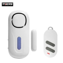 Fuers Home Security Door Window Magnetic Sensor Alarm Warning System Wireless Remote Control Open Door Detector Burglar Alarm