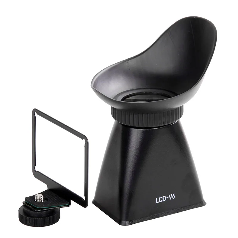 

2.8x Optical Amplifier Camera LCD Monitor Viewfinder Magnifier Eyecup Extender Sunshade Hood with Glass for Canon EOSM (V6)