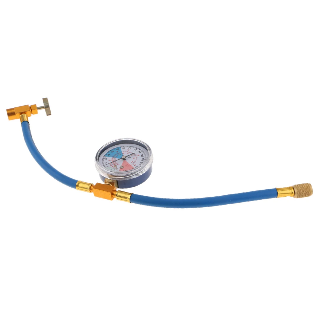 R134A to R12/R22 Car A/C Recharge Hose Pressure Gauge Refrigerants Pipe with 350PSI | Автомобили и мотоциклы