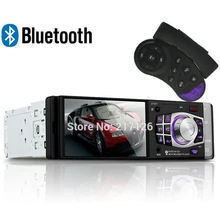 4.1 дюймов Bluetooth автомагнитолы Поддержка сзади Камера/FM/AUX/USB/TF mp5 плеер 1DIN рулевого управления колеса Дистанционное управление Стерео