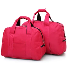 3 размера нейлоновая Женская дорожная сумка, чемодан, Портативная сумка, женская сумка на плечо, дорожная сумка для женщин 17T
