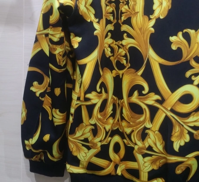 2019 Весна 19ss новые модные поступления золотой роскошный цветочный Королевский