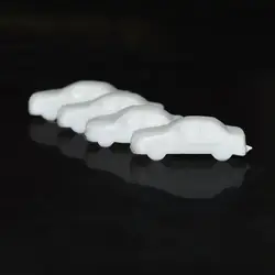 1:250 АБС пластик белый автомобиль для архитектурной модели изготовления поезд макет