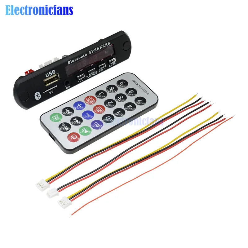 

Car Bluetooth MP3 Sound Card Decoder Board 12V 3.5A UX Bluetooth MP3 Decoder Board Bluetooth Module MP3 Decoder Board ZTV-M011BT