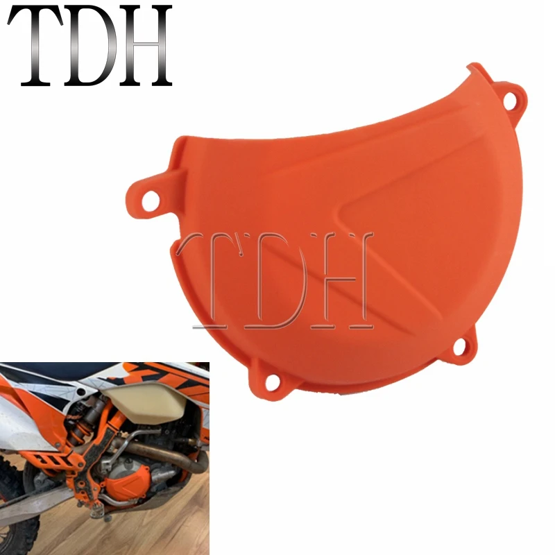 

Orange ABS Plastic Engine Clutch Cover Protector Protection Guard For KTM EXC XCW 450/500 2012-2016 SXF XCF 450 2013 2014 2015