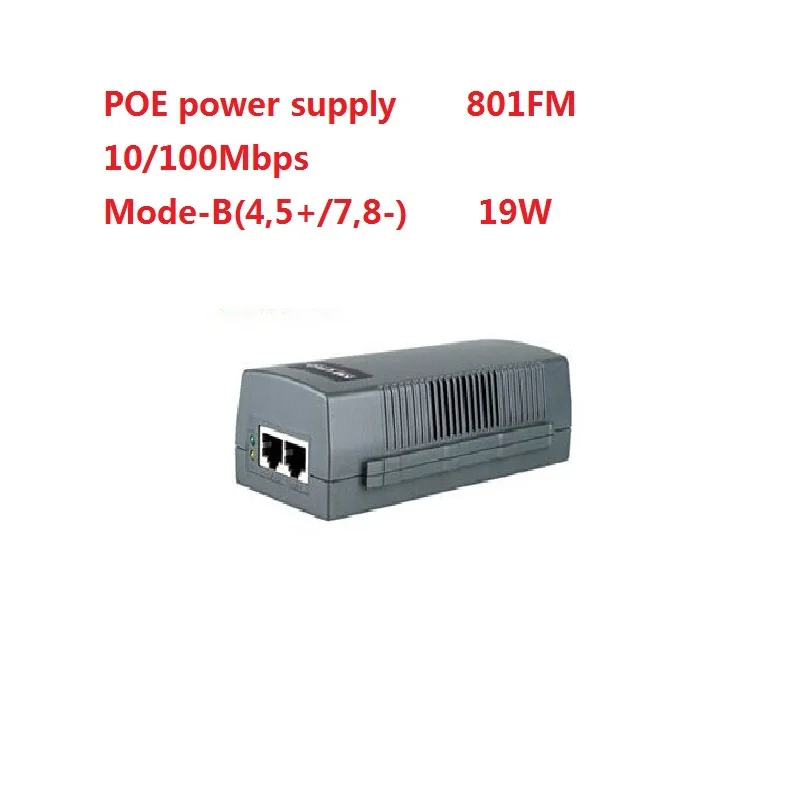 

10/100Mbps PoE Injector Power Adapter Compliant to IEEE802.3af,Power 4/5(+),7/8(-),AC100-240V,DC48V 0.4A ouput EU/US/UK/AU plug