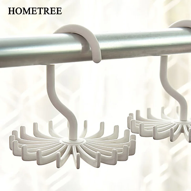 

HOMETREE 360 Degree Rotatable 20 Claw Multi-Function Tie Jewelry Rack Belt Scarf Object Hook Artifact Bow Tie Storage Rack H228