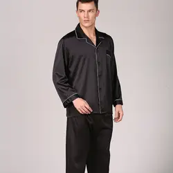 Атласная пижама мужская летняя Пижама для мужчин s Пижама атласная пижама 9640