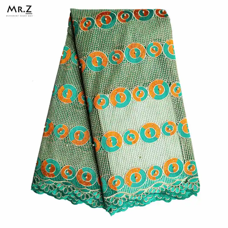 

Mr.Z Heavy African French Tulle Lace Fabrics Embroidered Tulle Guipure Cord Lace Fabric High Quality Nigerian Lace Fabrics