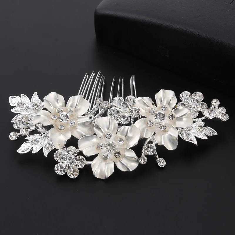 Miallo Wedding Bridal Hair Combs Vintage Crystal Hairpins Prom Jewelry Gold Color Flower Hair Accessories Pins Women Gifts
